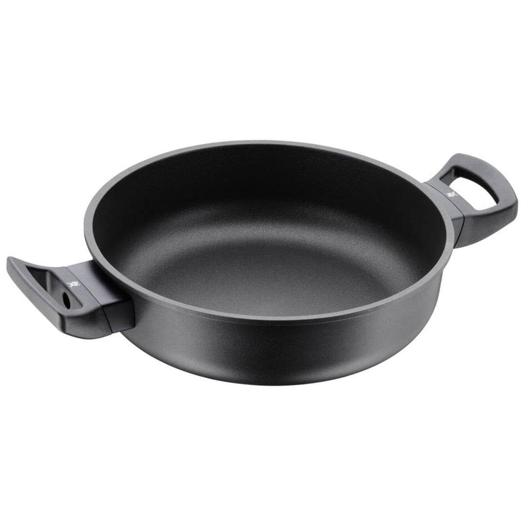 WMF PermaDur Excellent Servier-/ Bratpfanne 24 cm Induktion, hoher Rand, Aluminium beschichtet, Kuns