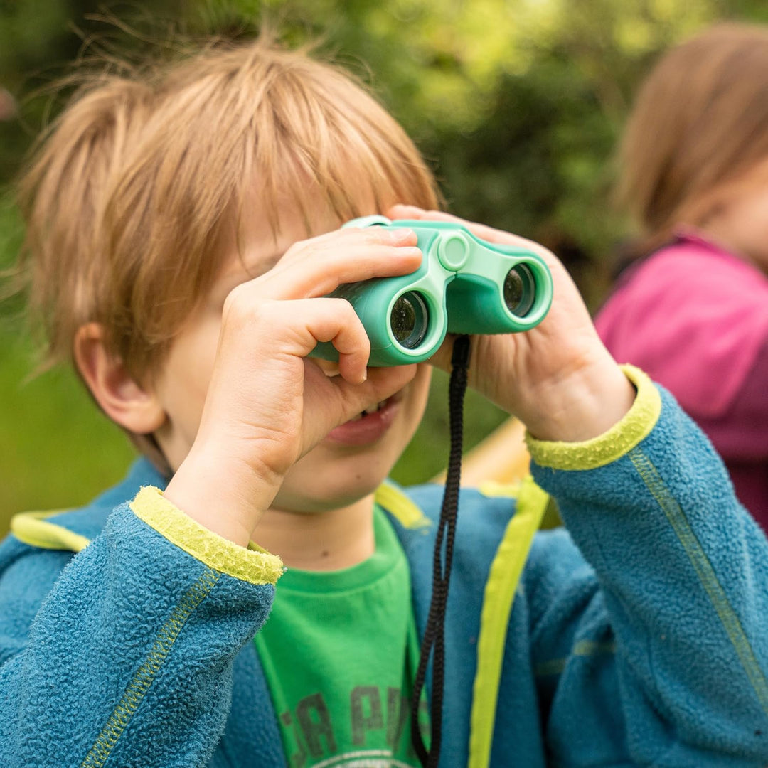 Bresser Junior Fernglas für Kinder 6x21 mit robustem gummiarmierten Fernglaskorpus und Mitteltriebfo