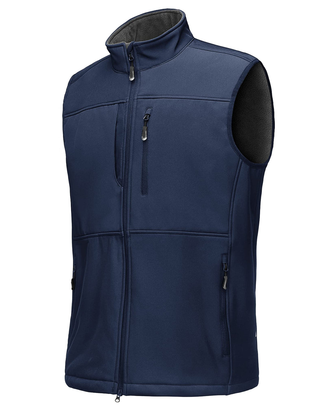 33,000ft Weste Herren Outdoor Wasserdichte Softshell Ärmellose Jacke Bodywarmer Fleece Weste Full Zi