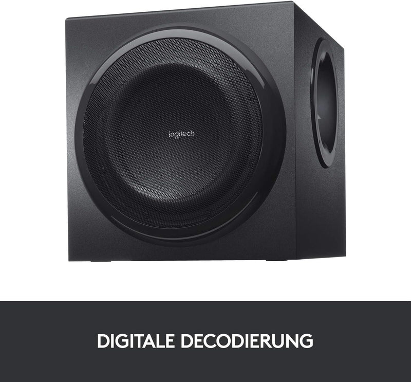 Logitech Z906 5.1 Sound System, Lautsprecher mit 1000 Watt Surround Sound, THX, Mehrere Audio-Eingän