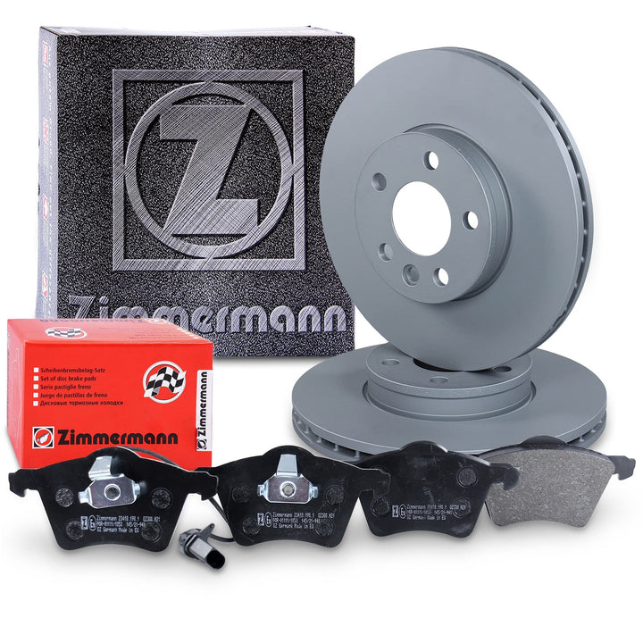 ZIMMERMANN Bremsenset Vorderachse inkl. Bremsscheiben Belüftet Ø 300 mm + Bremsbeläge vorne FORD GAL