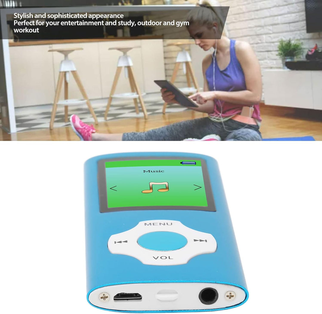 Tragbarer MP3-Player, Digitaler Verlustfreier Musik-MP3-Player mit Kopfhörer für Kinder, MP3--Musik-