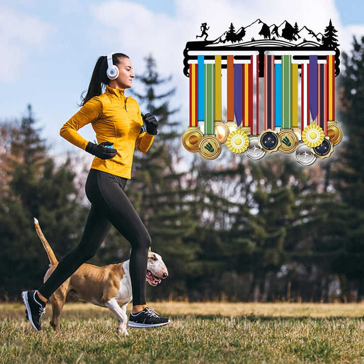 SUPERDANT Laufen Frauen Medaillenaufhänger Display Laufen Medaillenhalter Aufhänger Marathon Medaill