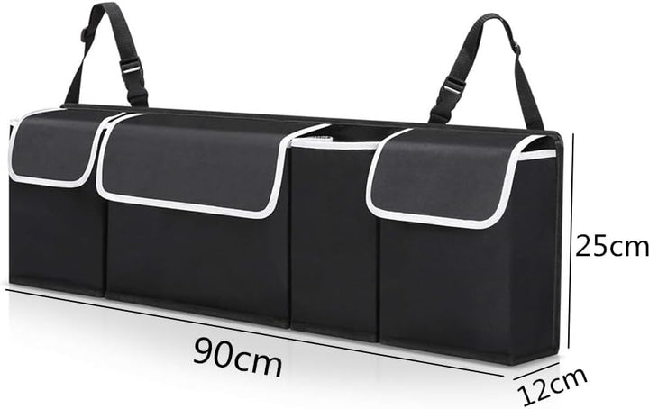 Auto-Organizer und Kofferraum-Organizer, wasserdicht, Oxford-Gewebe, mit 4 Taschen, geeignet für all