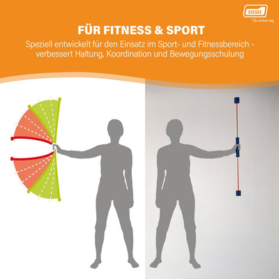 SISSEL® Sport Swing Plus | Core-Training & Rumpfmuskulatur | Exklusives Griffdesign | Fitness & Spor