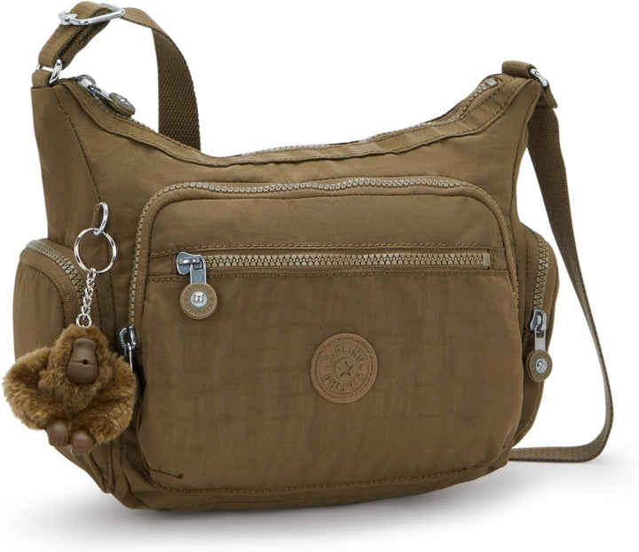 Kipling GABBIE S Kleine Umhängetasche, Smooth Khaki (Khaki) 200 Brown, 200 Brown