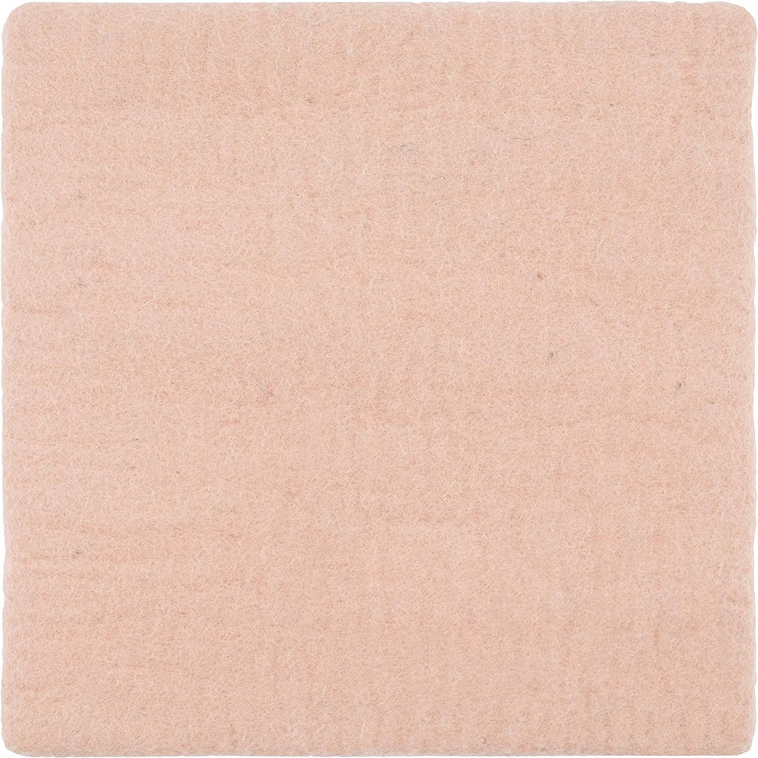 myfelt Flache Filz Sitzauflage, Filz Stuhlauflage - Merle - quadratisch, 36x36 cm, Rosa, Rosa