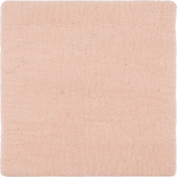 myfelt Flache Filz Sitzauflage, Filz Stuhlauflage - Merle - quadratisch, 36x36 cm, Rosa, Rosa