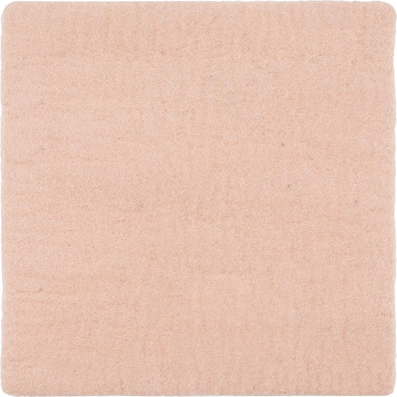 myfelt Flache Filz Sitzauflage, Filz Stuhlauflage - Merle - quadratisch, 36x36 cm, Rosa, Rosa