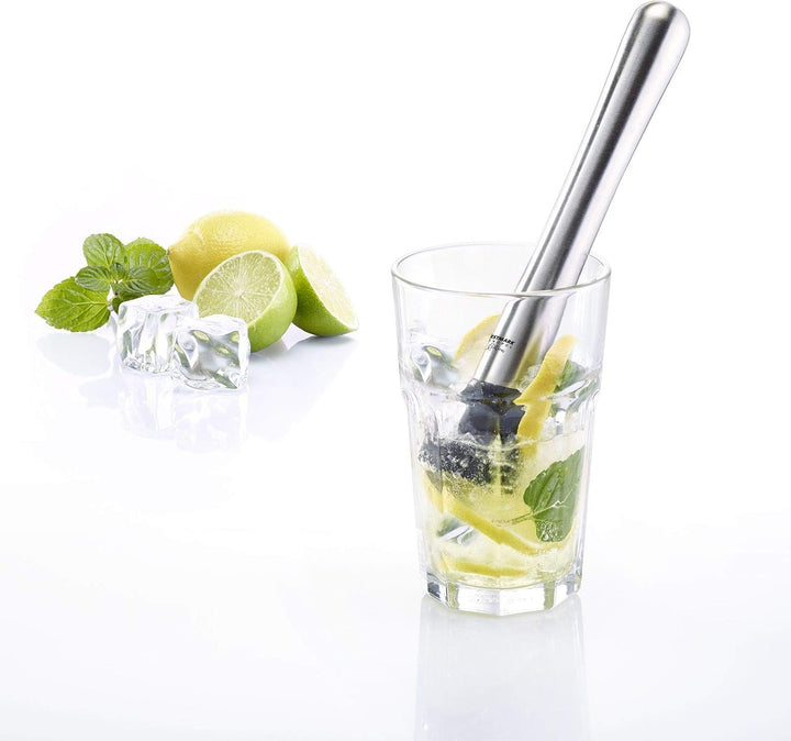 Westmark Caipirinha-Stössel, Monopol Edition, Länge: 21 cm, Rostfreier Edelstahl/Kunststoff, Sol, Si