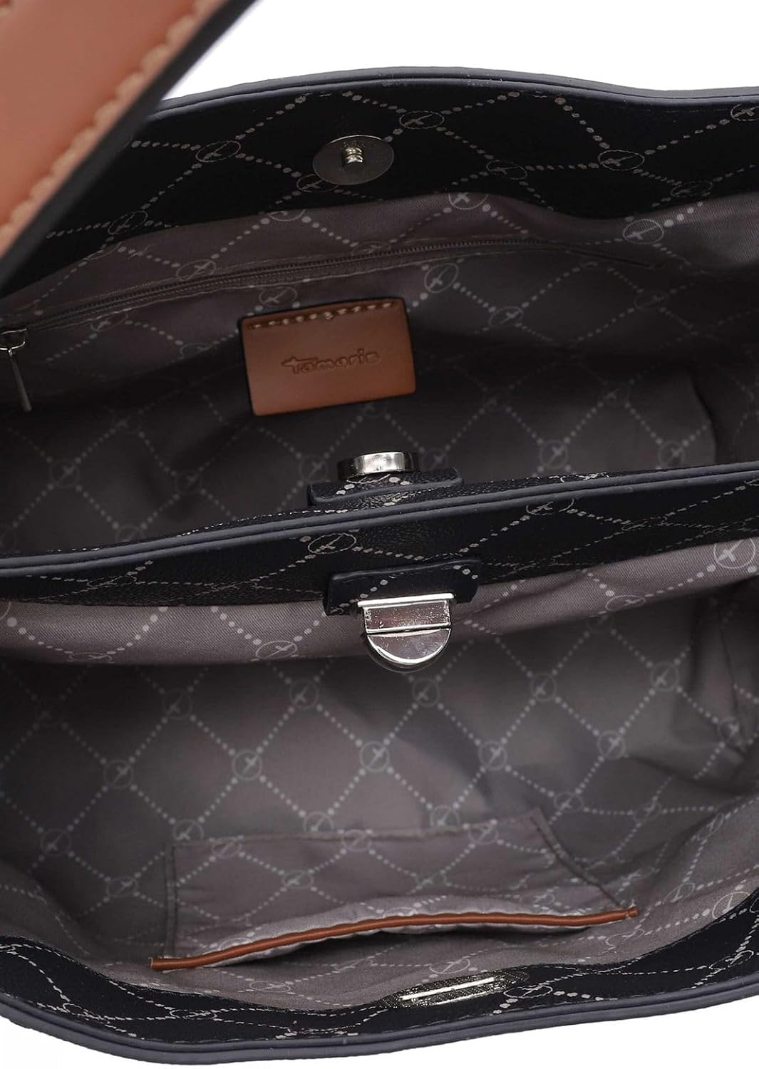 Tamaris Beutel Anastasia Lock 31723 Damen Handtaschen Print Einheitsgrösse Blue 500, Einheitsgrösse