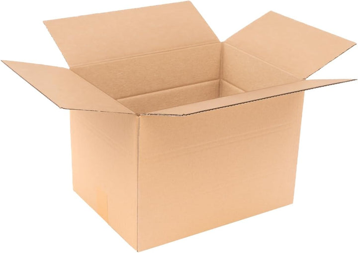 50 Faltkartons 400x300x300mm braun KK 100 1 wellig rechteckige Versandkartons | DHL 5Kg Paket | DPD