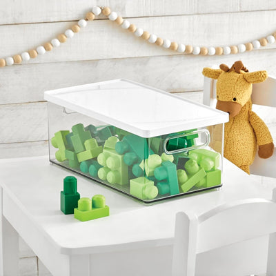 mDesign 4er-Set Kosmetik Organizer – praktische Kosmetikaufbewahrung aus Kunststoff mit abnehmbarem