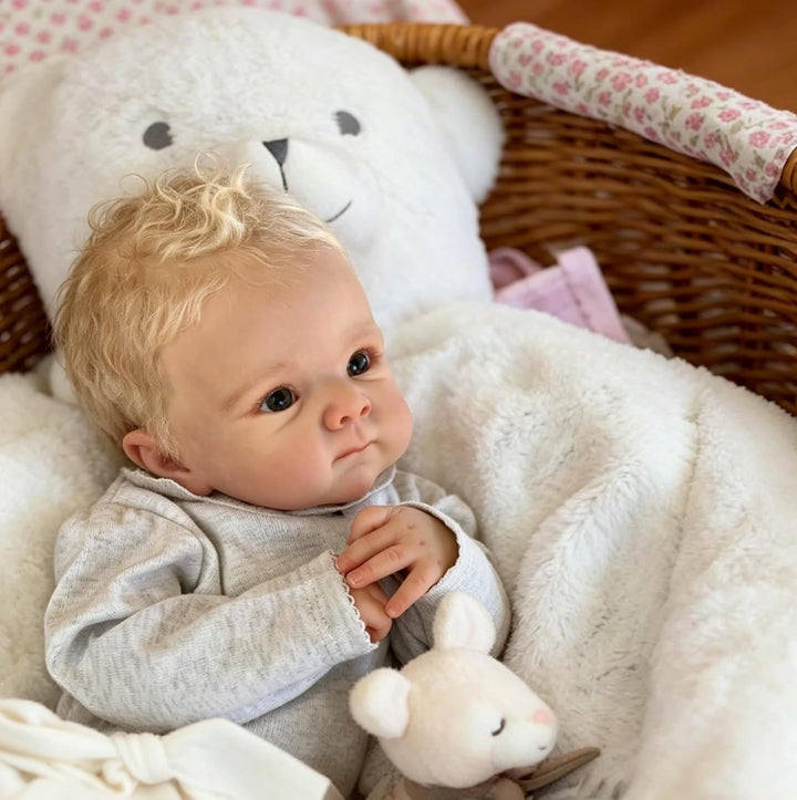 Zero pam Reborn Baby Vollsilikon Lebensecht Puppe Junge 45 cm Lebensechte Babypuppen Junge Babypuppe
