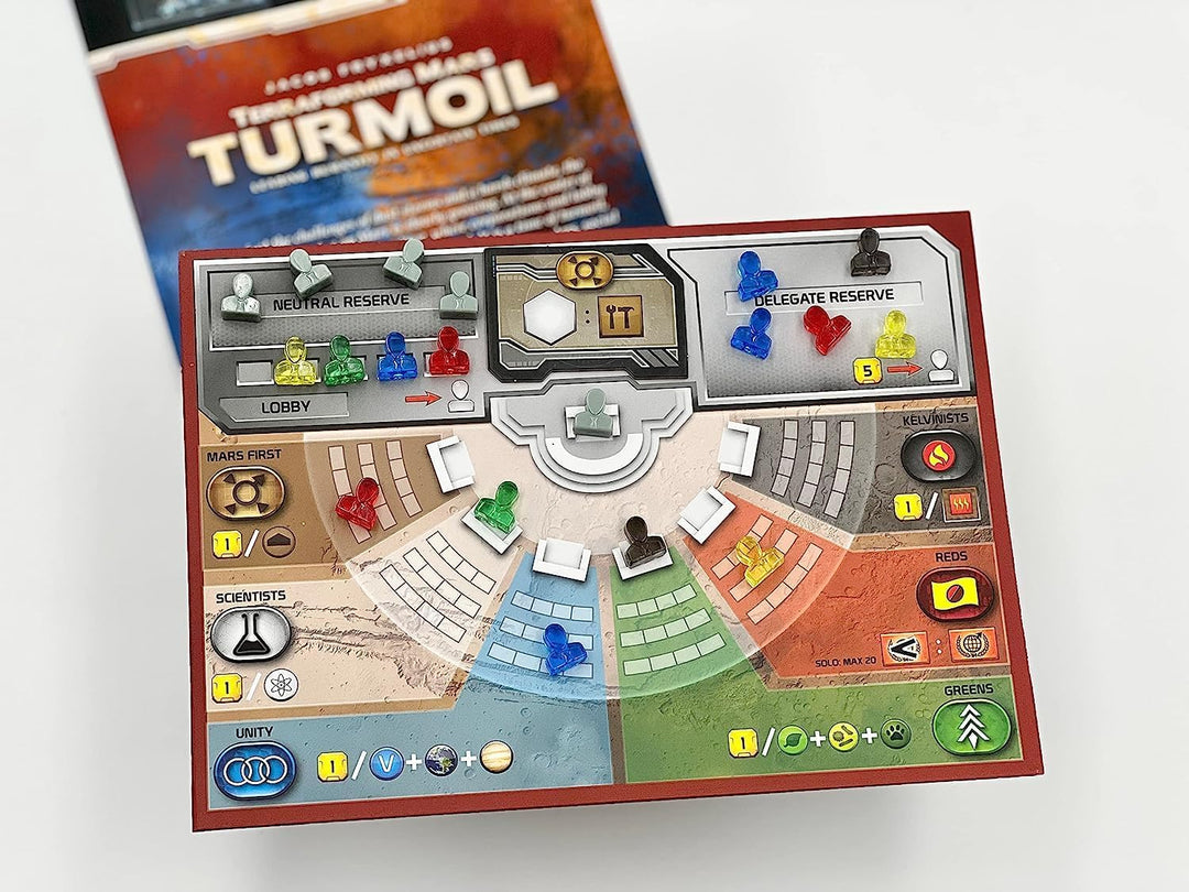 Stronghold Games , Terraforming Mars: Turmoil Expansion , Board Game , Ages 14+ , 1-5 Players , 90-