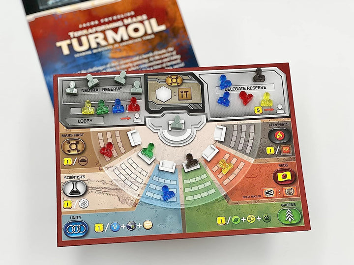 Stronghold Games , Terraforming Mars: Turmoil Expansion , Board Game , Ages 14+ , 1-5 Players , 90-