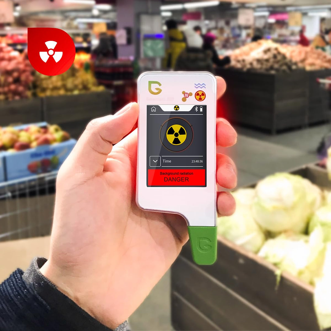 Geigerzähler Greentest Eco 6 + Nitrattester Fleisch Fisch TDS Wassertester dosimeter Strahlenmessger