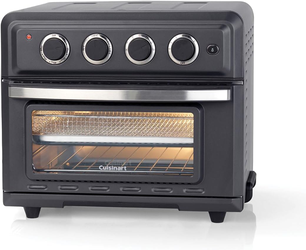 Cuisinart Air Fryer Minibackofen, 7-in-1 Funktion: Heissluftfritteuse, Backofen, Grill, Toaster, War