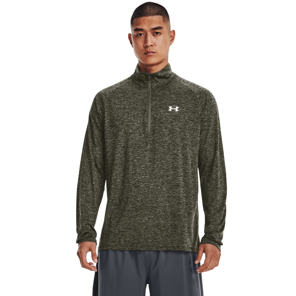 Under Armour Herren Tech 2.0 1/2 Zip Warmup Tops (1er Pack) L Marine Od Green, L Marine Od Green