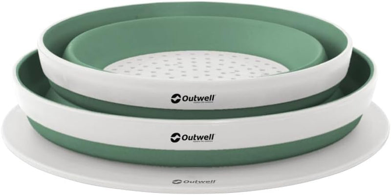 Outwell Collaps Bowl Set Shadow Green Color Shadow Green