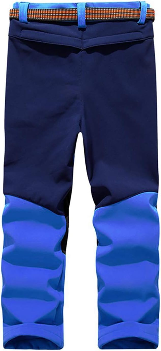 Echinodon Kinder Softshellhose mit Fleecefütterung Hose Wasserabweisend Winddicht Atmungsaktiv Warm