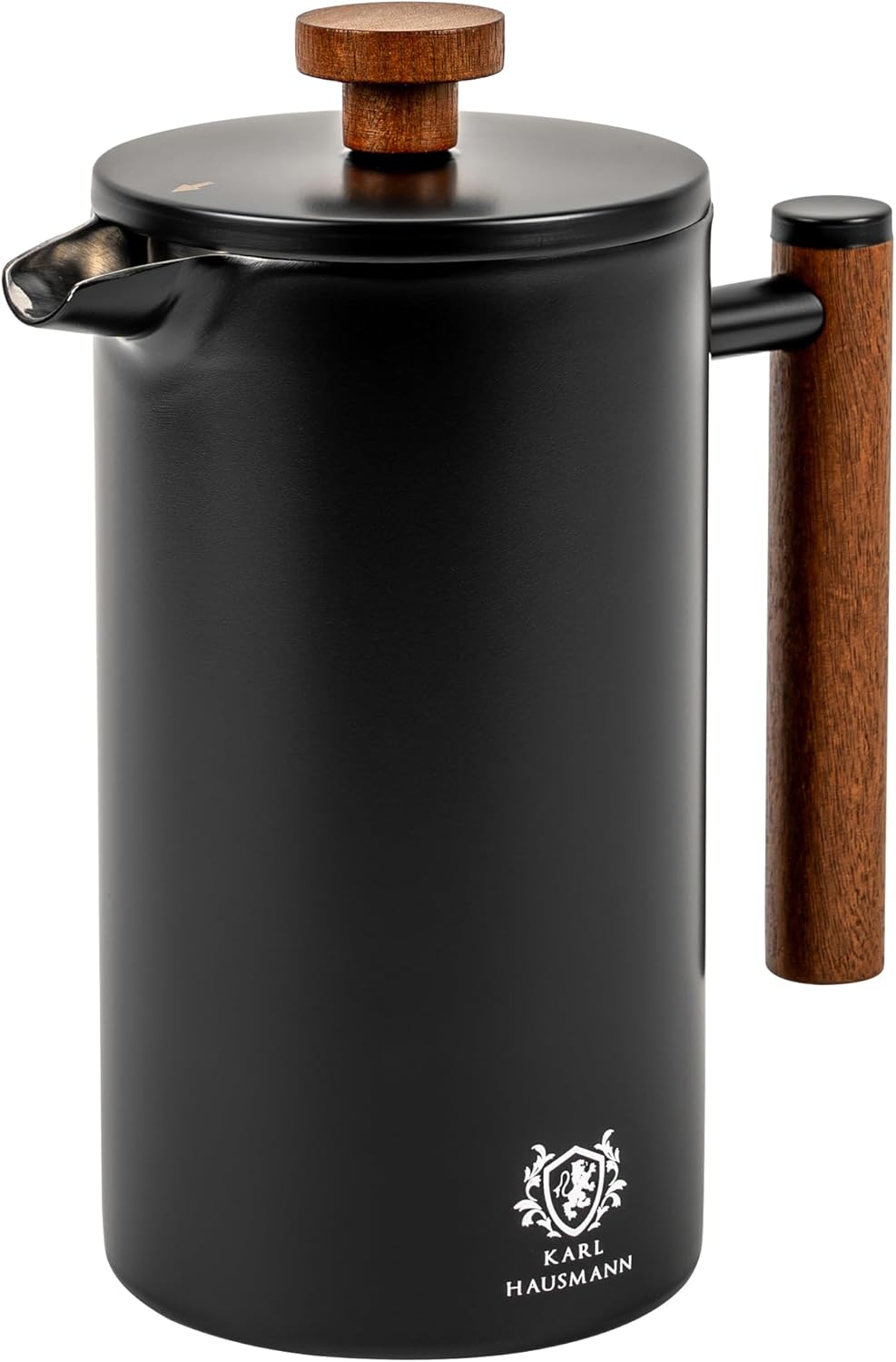 Thermo French Press - 1 Liter / 8 Tassen - Kaffeebereiter aus Edelstahl - Doppelwandig - Hält lange