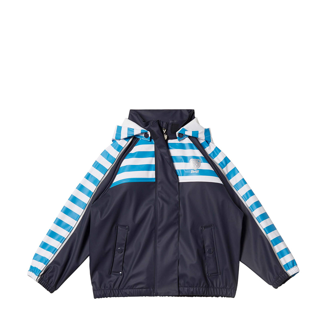 Steiff Jungen Rainjacket Raglan Regenjacke 80 Blau (Black Iris 3032), 80 Blau (Black Iris 3032)