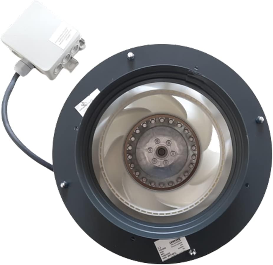 HG hava Dachventilator mit 160 mm Durchmesser, Industrie-Abzugsventilator, Maximaler Luftstrom 500 m