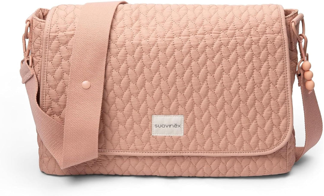SUAVINEX, Umstandstasche mit Schulterriemen Rosa, Rosa