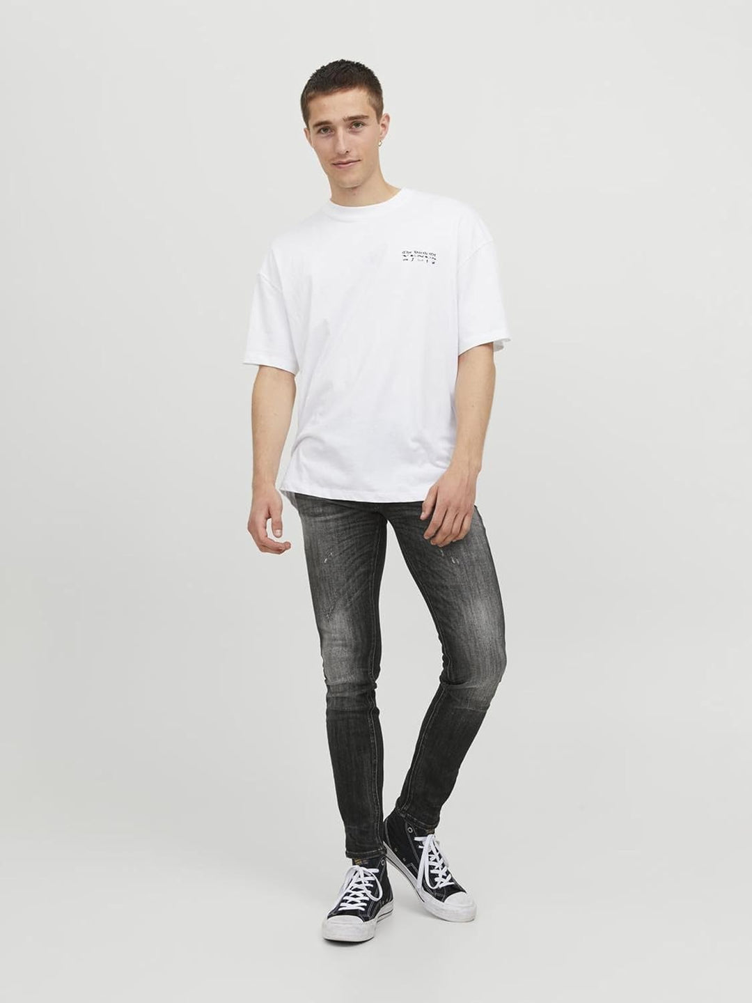 JACK & JONES Herren Jeans 32W / 32L Black Denim, 32W / 32L Black Denim