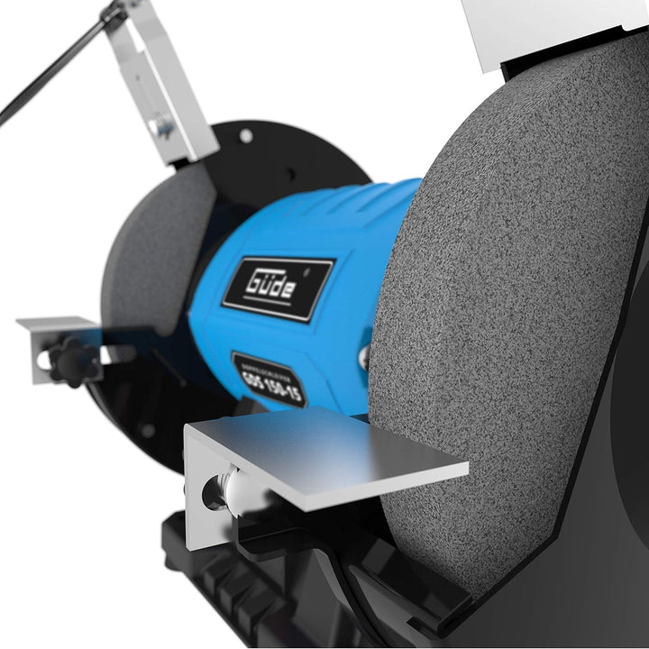 Güde Doppelschleifer GDS 150-15 (250 W, 2980 1/min Motordrehzahl, Grob- & Feinschleifscheibe 36|60 K