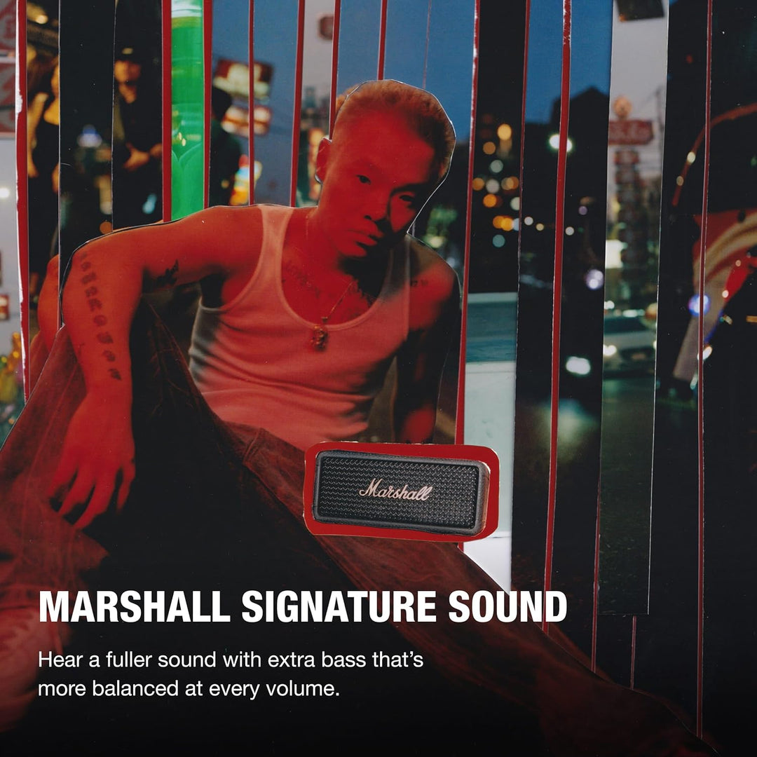 Marshall Emberton III tragbare Bluetooth Lautsprecher, kabellos, IP67 Staub und wasserfest, über 32