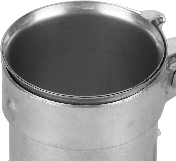 Keenso Auto Auspuffschelle, Universal Auto 76mm Edelstahl Auspuffschelle Auto Auspuff Doppelschelle