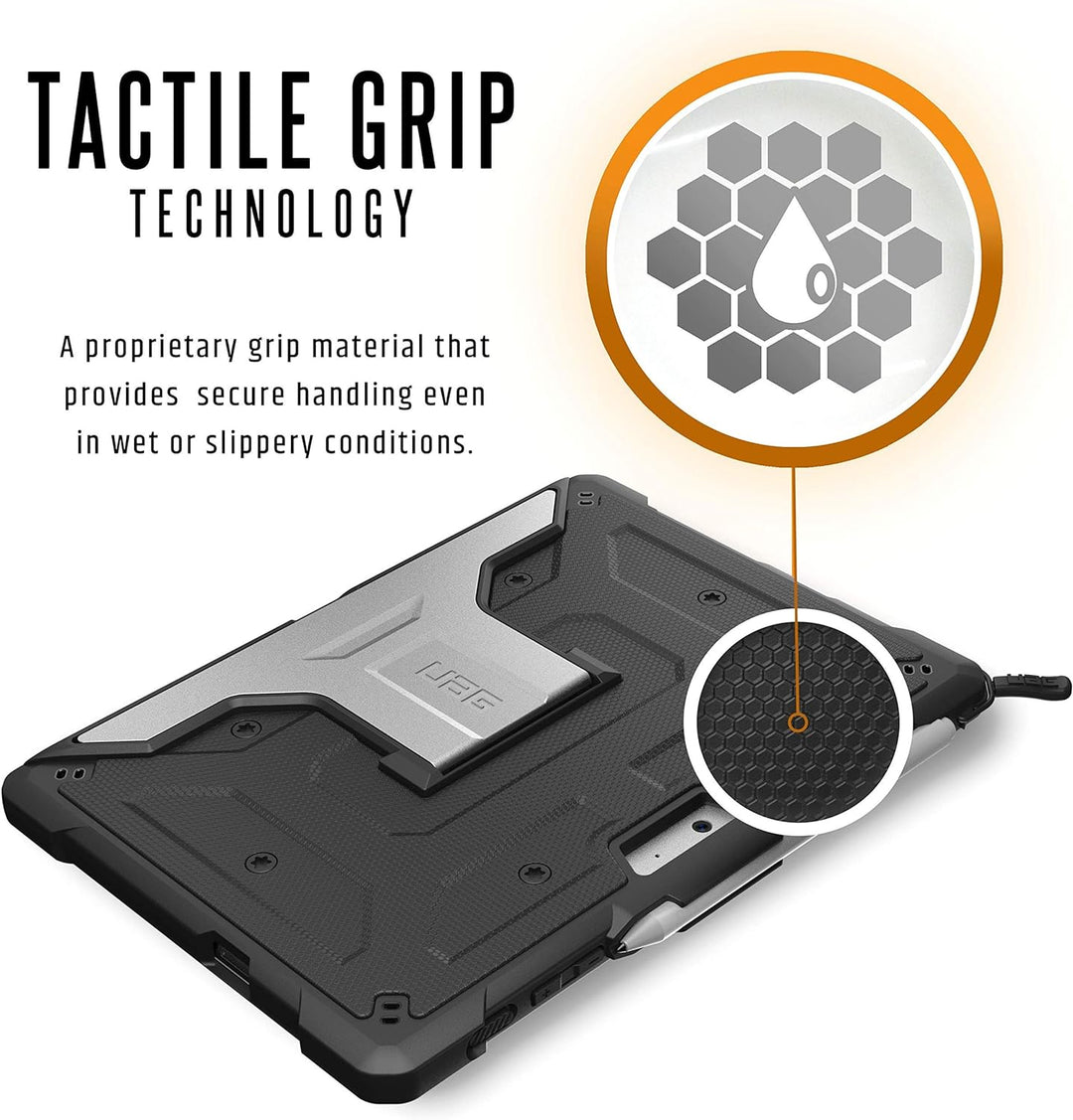 URBAN ARMOR GEAR Metropolis Case kompatibel mit Microsoft Surface Go 4 / Go 3 / Go 2 / Go Hülle [Off