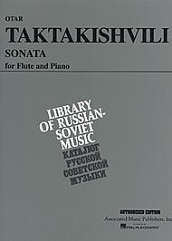 Otar Taktakishvili: Sonata for Flute and Piano. Flöte, Klavierbegleitung