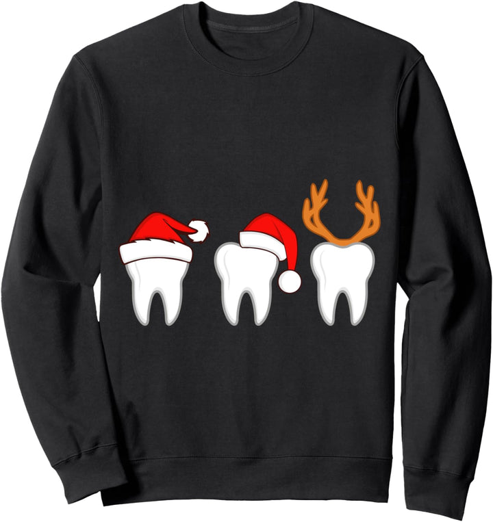 Zahnarzt Weihnachten Zahnarzthelferin Zähne Adventszeit Sweatshirt