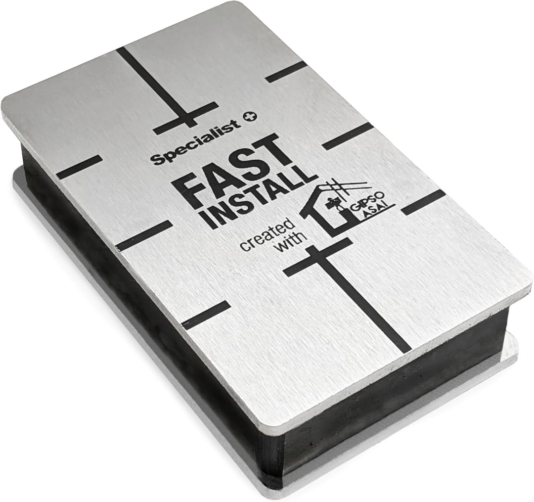 Specialist+ 2 Stück FAST INSTALL-Gipsmagnet und HAMER-Steckertreiber für die Installation von Metall