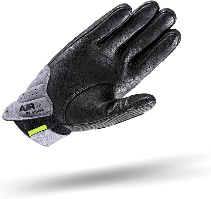 SHIMA AIR 2.0 Men Motorradhandschuhe Herren - Belüftete, Sommer Handschuhe aus Mesh mit Knöchel und