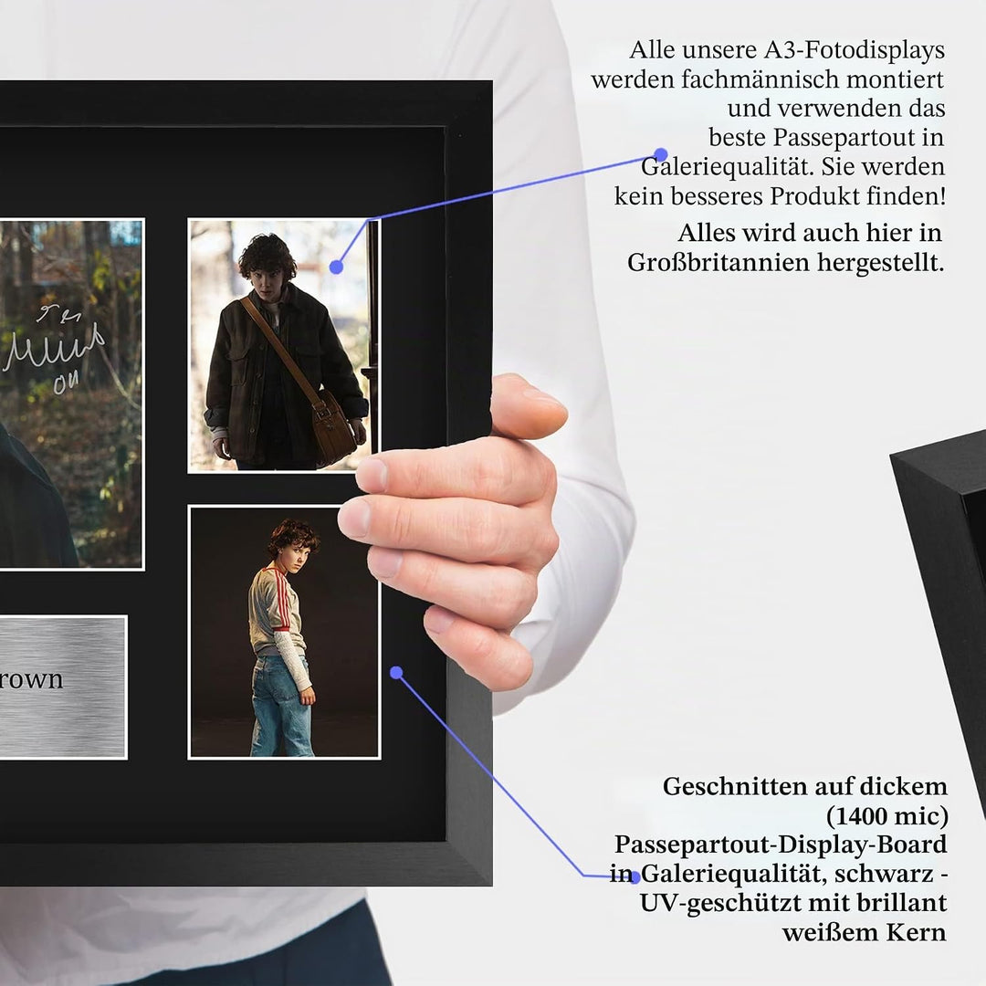 HWC Trading FR A3 Millie Bobby Brown Eleven Geschenke Gedruckt Signiert Autogramm Präsentation Foto