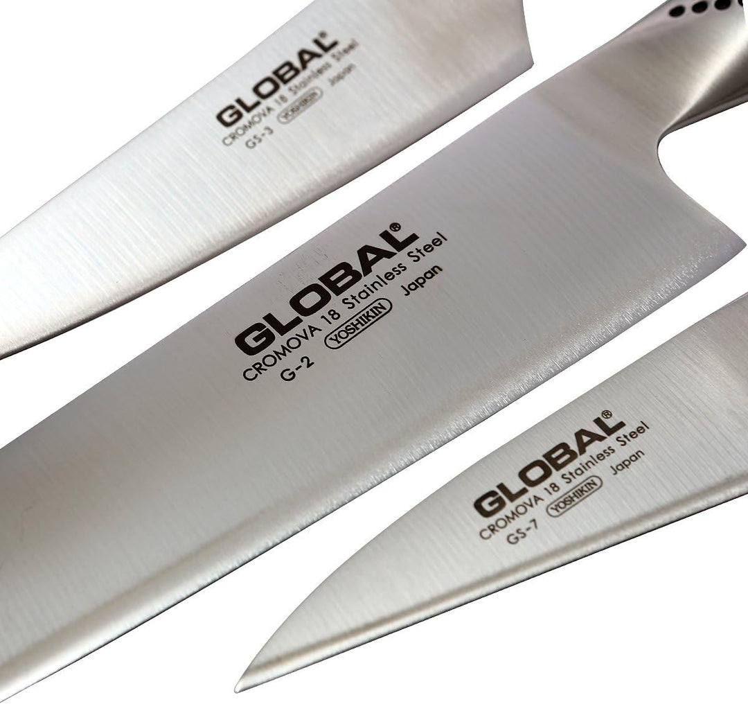 Global G-237 Messerset 3-teilig G-2, GS-3 und GS-7