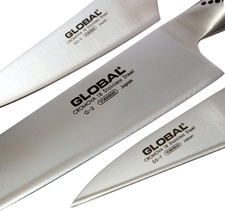 Global G-237 Messerset 3-teilig G-2, GS-3 und GS-7