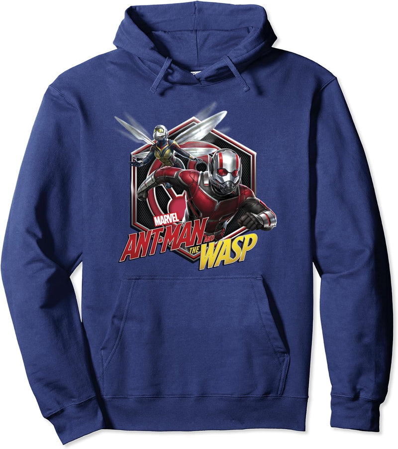 Marvel Ant-Man & The Wasp Hexagon Badge Pullover Hoodie