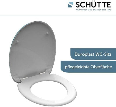 SCHÜTTE 82148 Duroplast WC-Sitz SAILING mit Absenkautomatik Motiv, Sailing