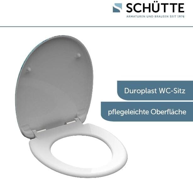 SCHÜTTE 82148 Duroplast WC-Sitz SAILING mit Absenkautomatik Motiv, Sailing