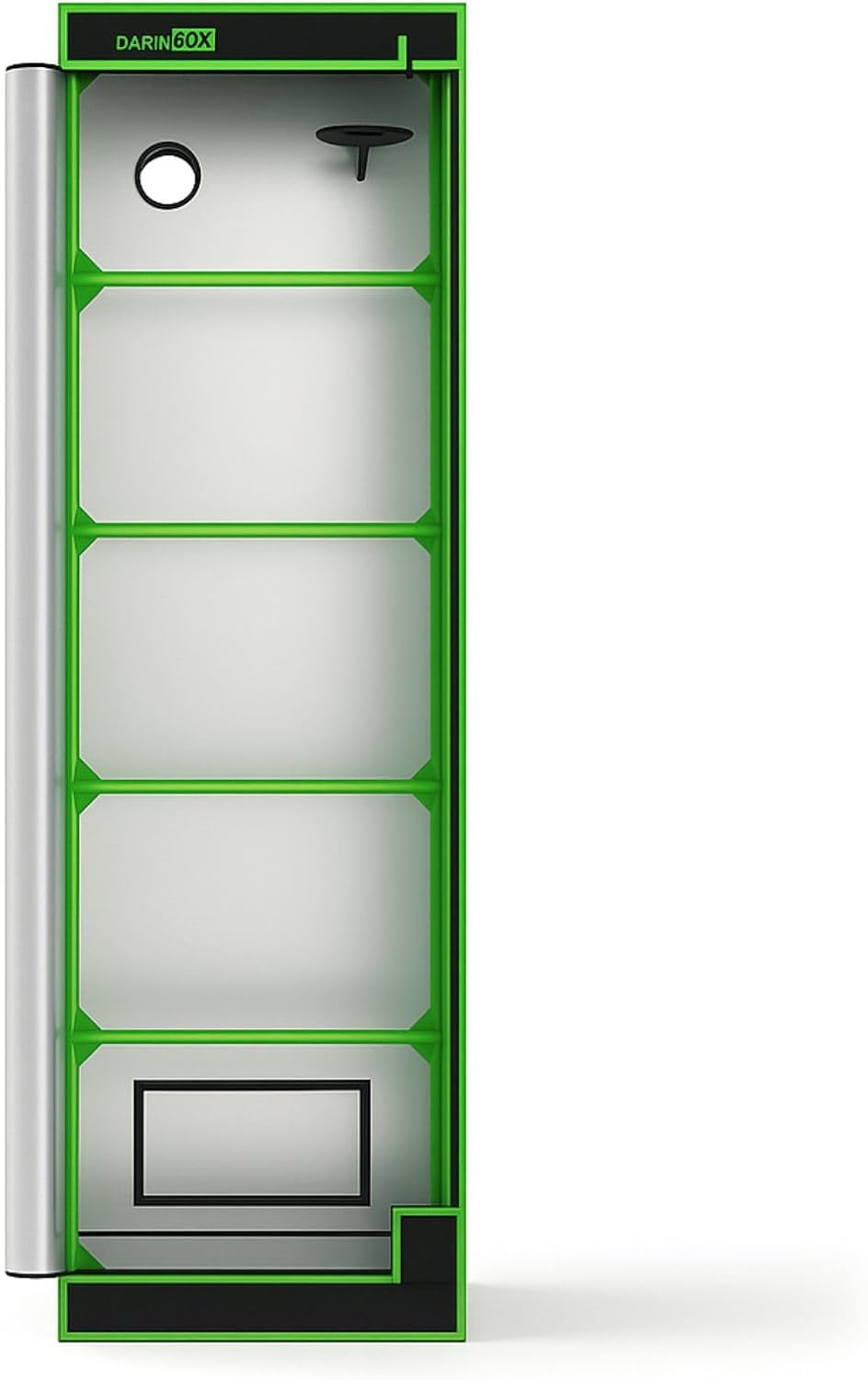 Weedness Dark Box Grow-Box für Indoor-Zucht 60x40x200 cm Propagator - Zuchtzelt Growschrank Growzelt