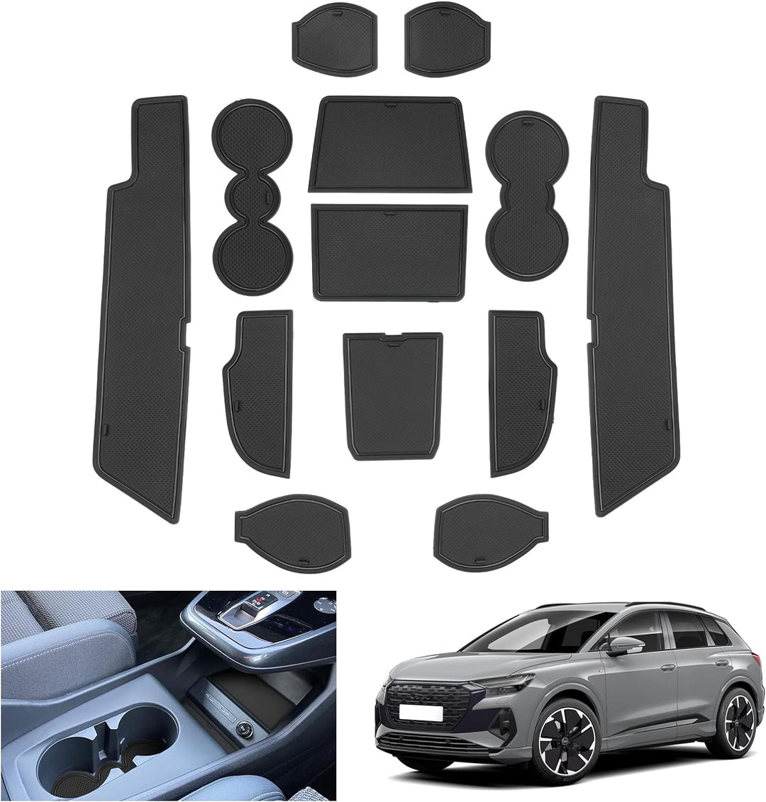 GAFAT Kompatibel mit Audi Q4 Etron Antirutschmatten 2021 2022 2023, Q4 Etron Sportback EV Electric G