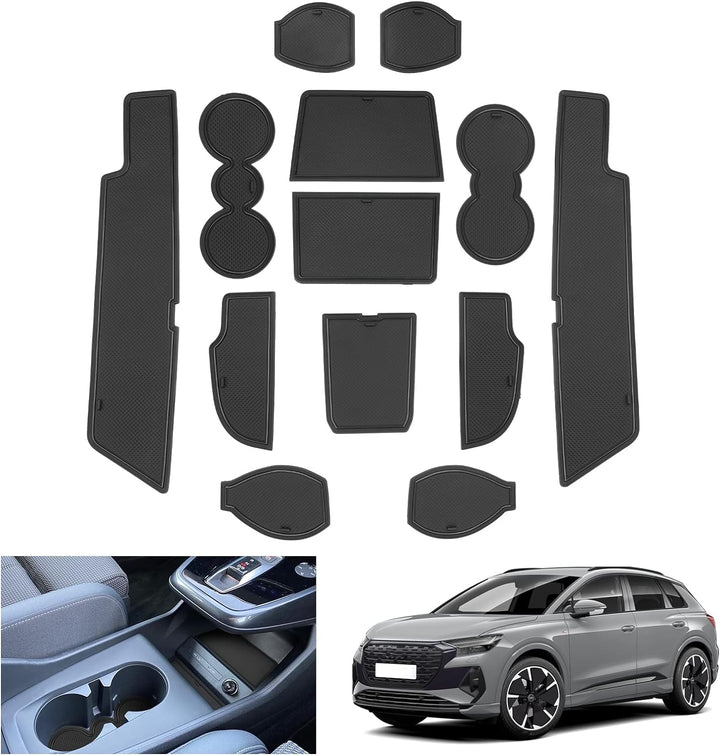 GAFAT Kompatibel mit Audi Q4 Etron Antirutschmatten 2021 2022 2023, Q4 Etron Sportback EV Electric G