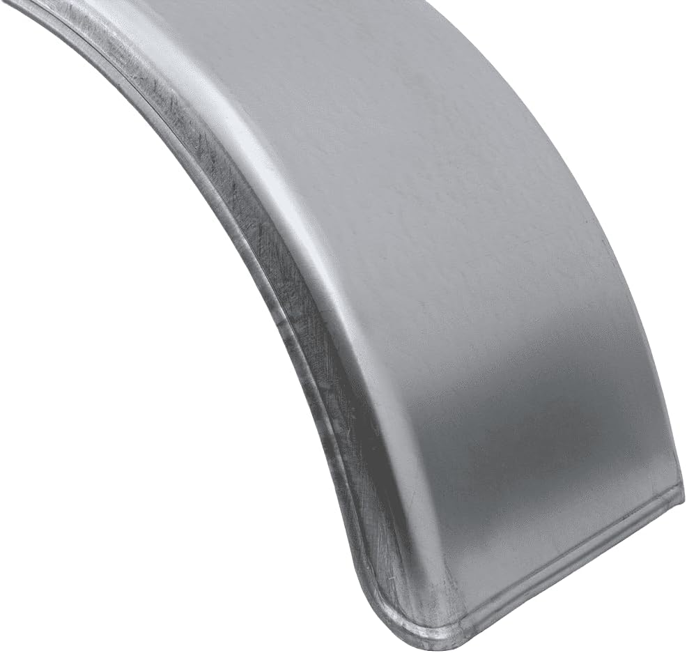 CHORUS Tandem-Kotflügel 14 Zoll für Anhänger, 1575 x 255 mm | Verzinkter Stahl schützt Zweiachsanhän