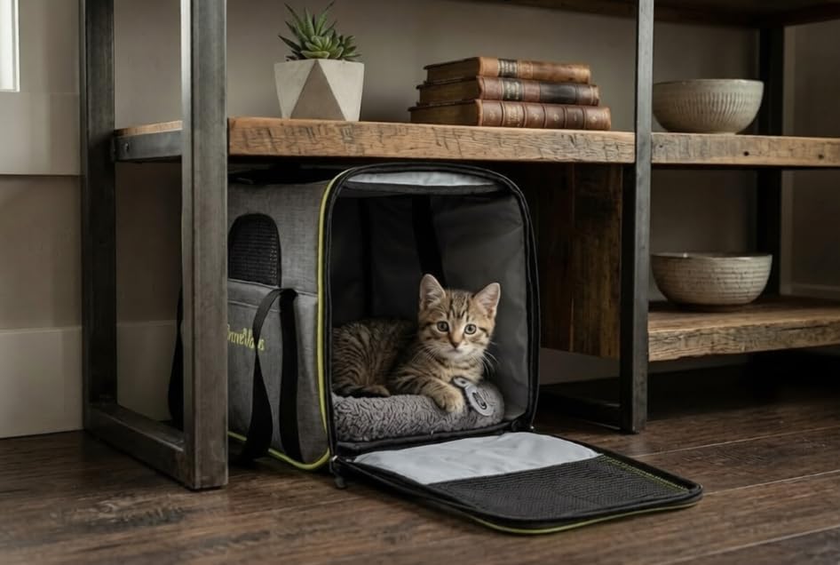 Brave Paws Tragetasche Haustier - Transporttasche Hund & Katze - Ideal für Katzen Transport & Hunde