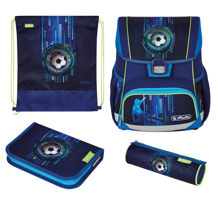 herlitz 50037421 Schulranzen Loop Plus, Soccer, 1 Stück